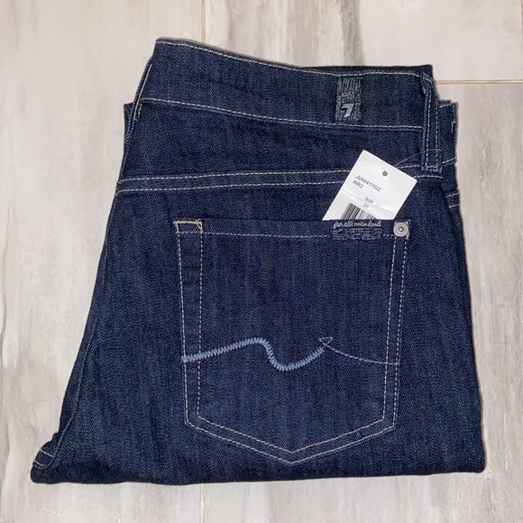 7 For All Mankind Gwenevere Skinny Ankle, Dark, Mexico, 29x29, NWT, $189 MSRP - Picture 2 of 12